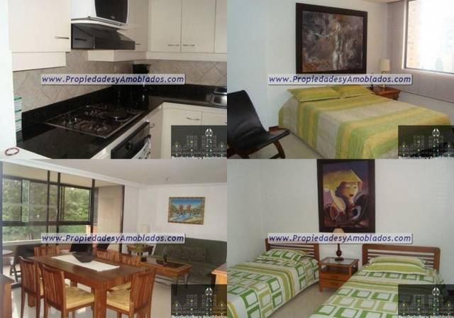 Apartamento Amoblado en el Poblado en Alquiler  Cód.  10047-1