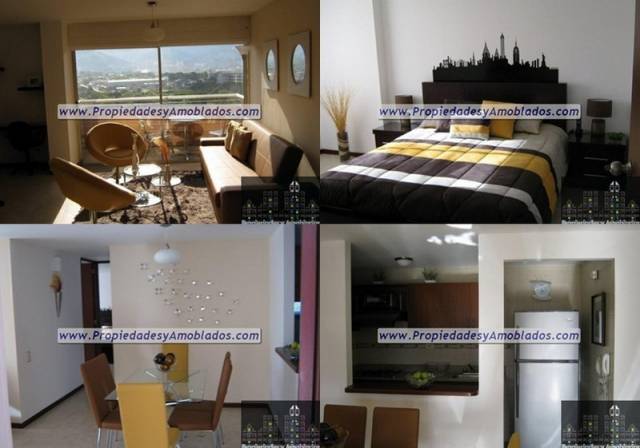 Apartamento Amoblado en el Poblado para la Renta Cód.  10042 (2)