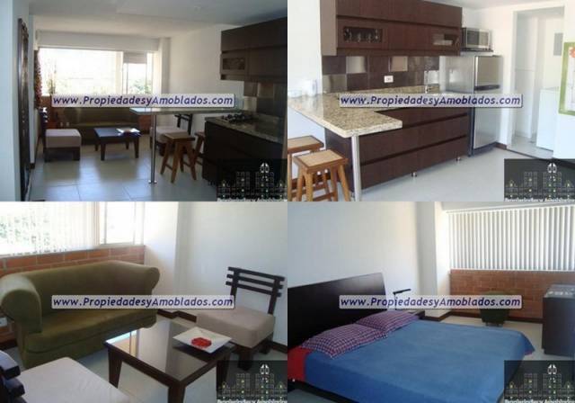 Arriendo de Apartaestudio Amoblado en Medellín Cód.  10051 (2)