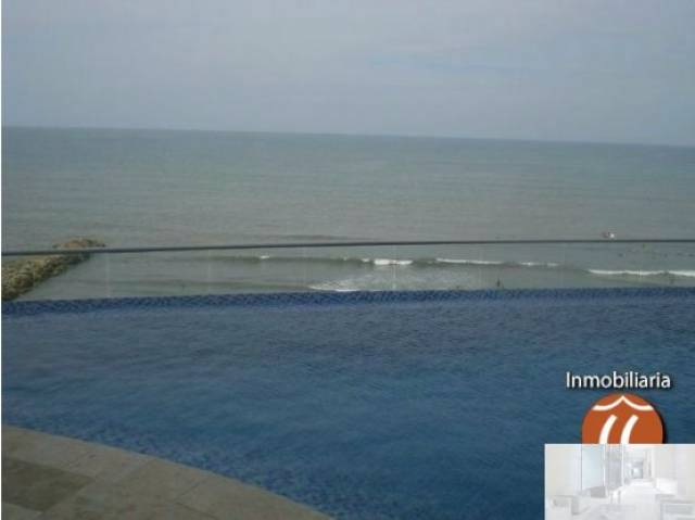 APARTAMENTO AMOBLADO BOCAGRANDE  ED. ELIPTIC FRENTE AL MAR