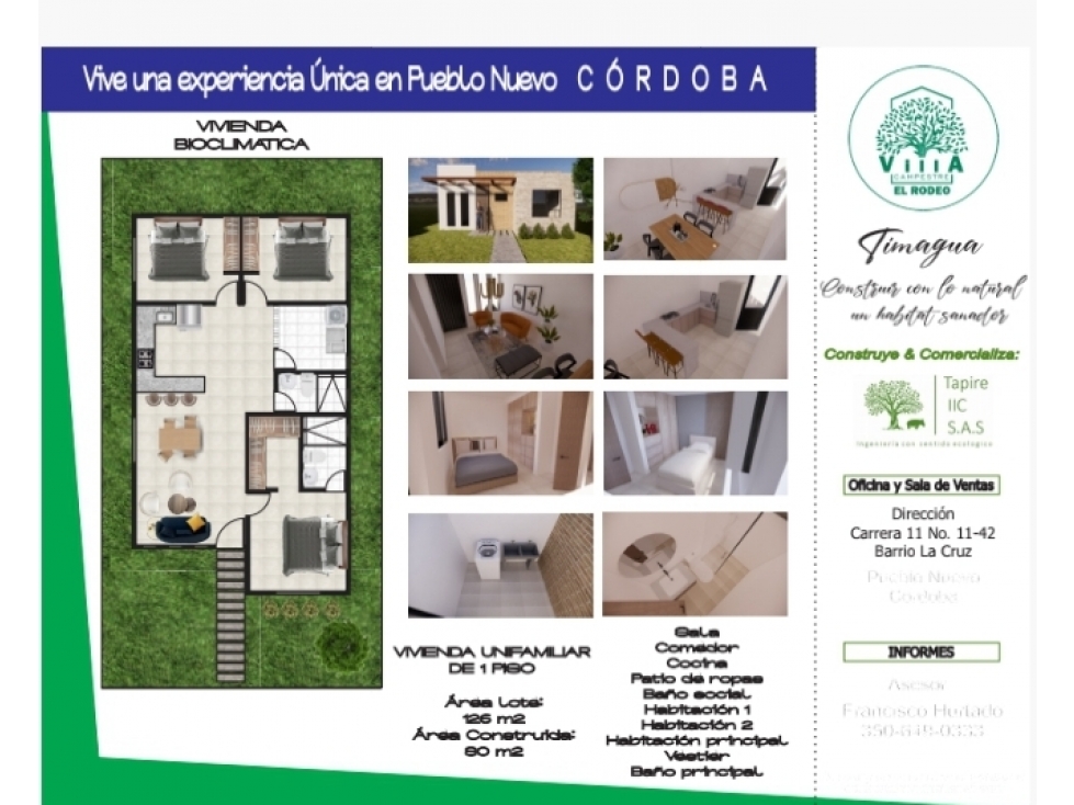 Casa en Venta Proyecto Villa Campestre El Rodeo