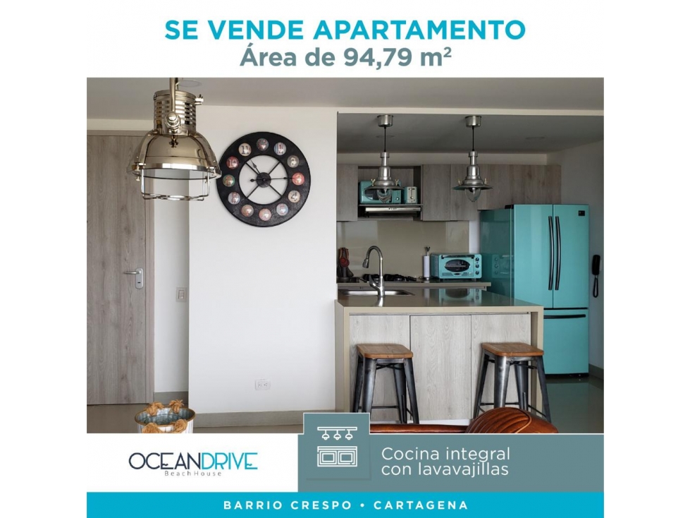 Apartamento en venta crespo cartagena uso mixto