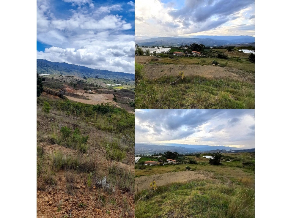 Lotes con espectacular vista en Tinjaca