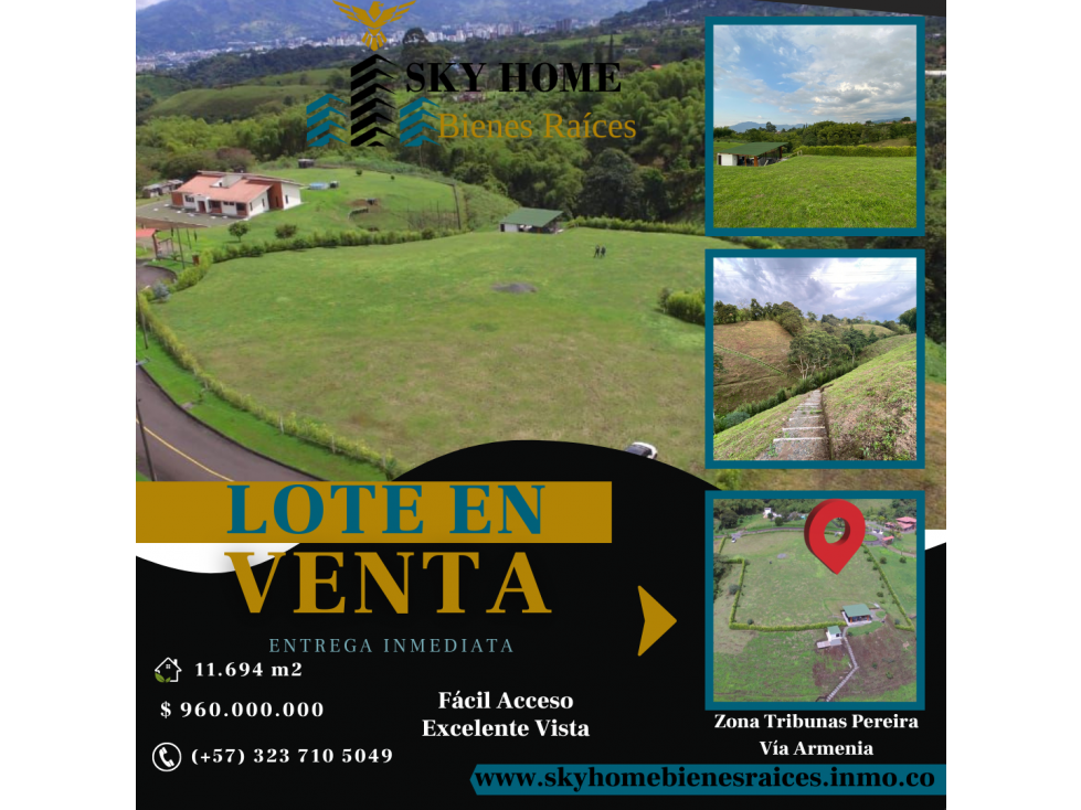 Lote en Zona Campestre - Vía Armenia - Excelente ubicación