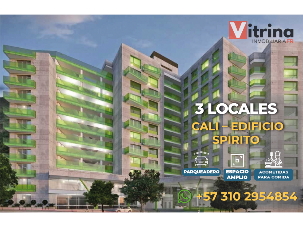 Vitrina Inmobiliaria vende amplio local en el hotel Spirito Cali (1)