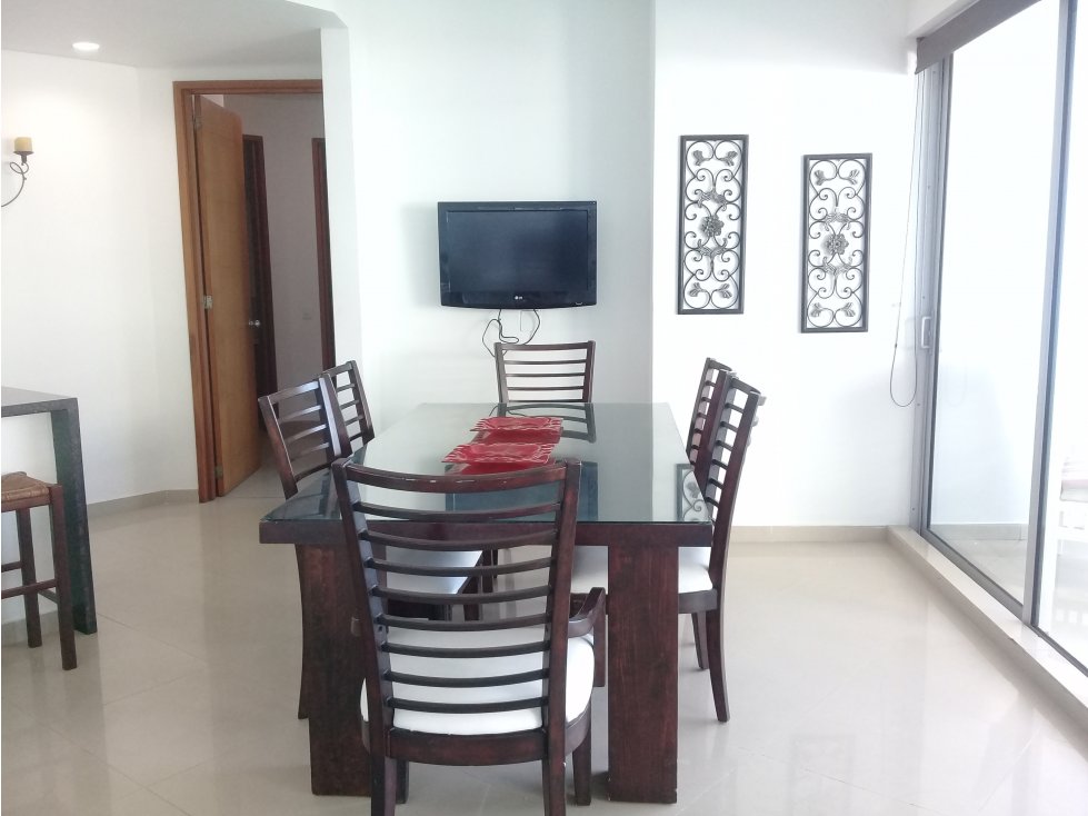 Arriendo Apartamento Amoblado Bocagrande Cartagena