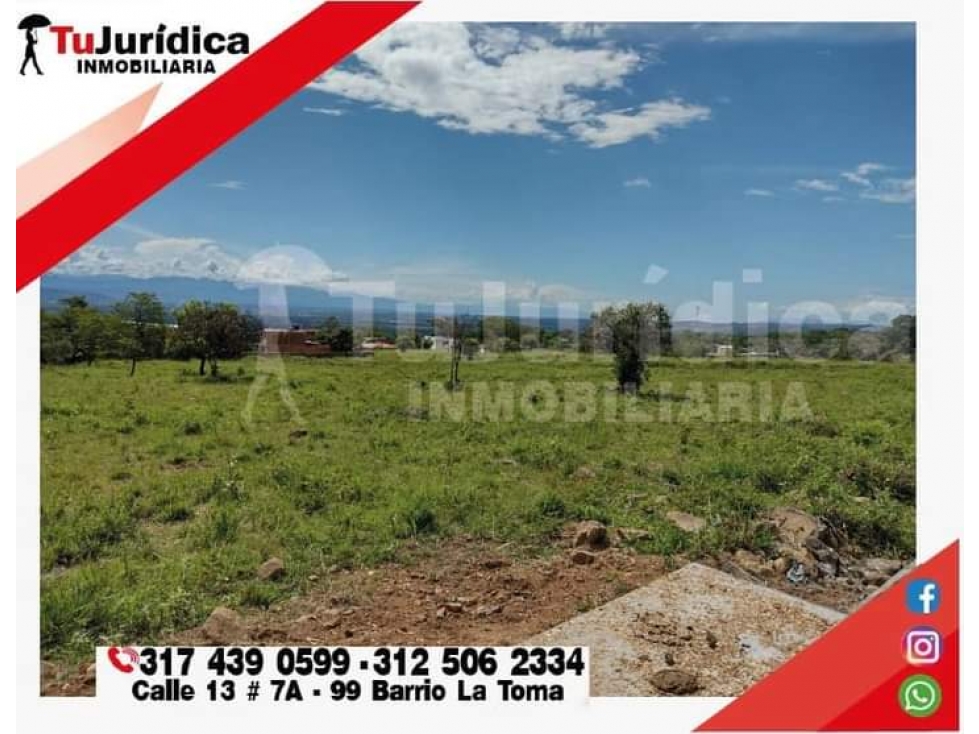 SE VENDE HERMOSO LOTE CAMPESTRE ULLOA - RIVERA (HUILA-COLOMBIA)