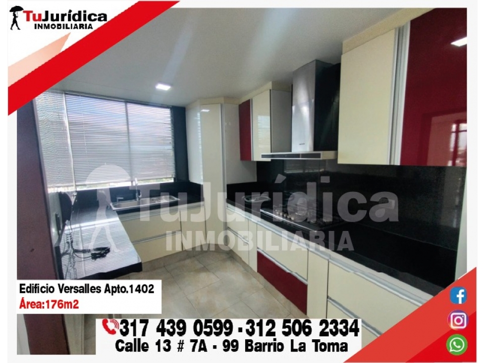 SE VENDE ESPECTACULAR APARTAMENTO EDIFICIO VERSALLES EN NEIVA