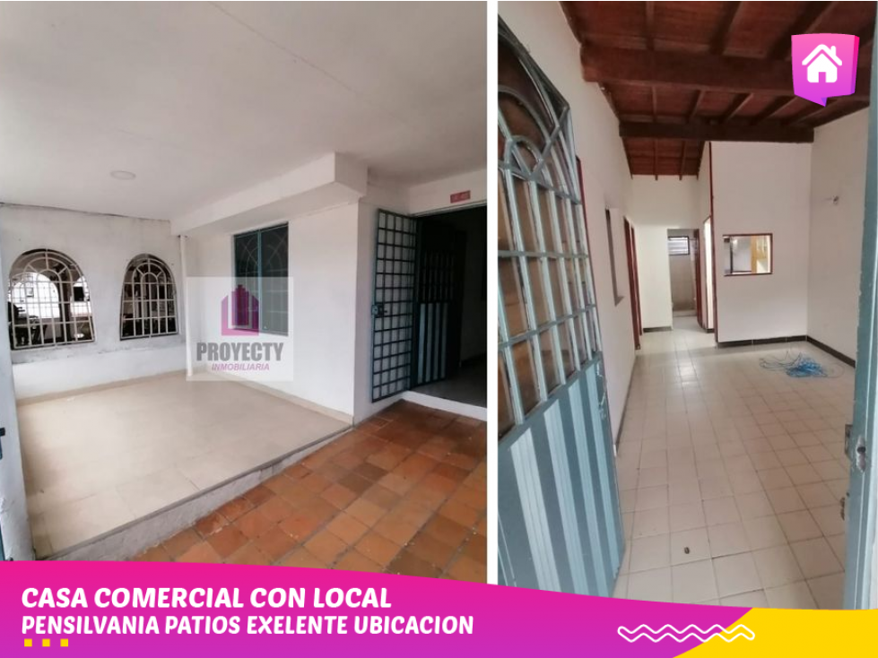 casa comercial con local Pensilvania patios exelente ubicacion