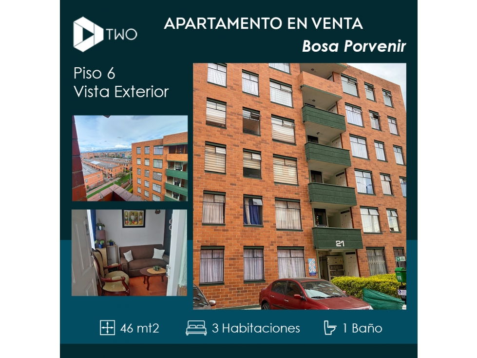 APARTAMENTO EN VENTA - BOSA PORVENIR/BOGOTA