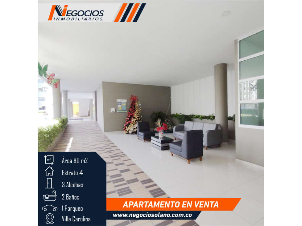 APARTAMENTO EN VENTA - VILLA CAROLINA