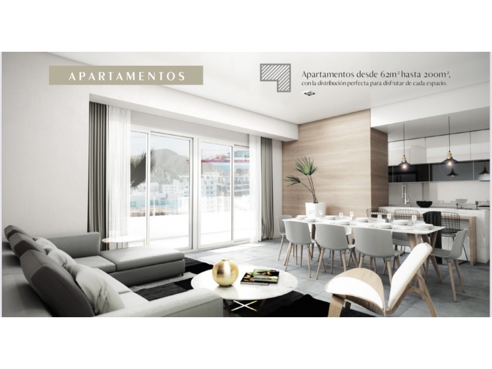 Venta de apartamento de 3 habitaciones en Bellavista, Santa Marta