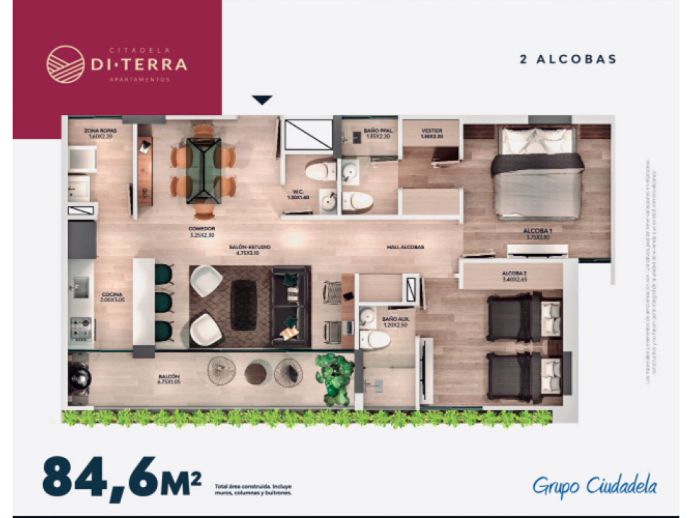 Venta apartamento en el Retiro Antioquia, unidad DITERRA