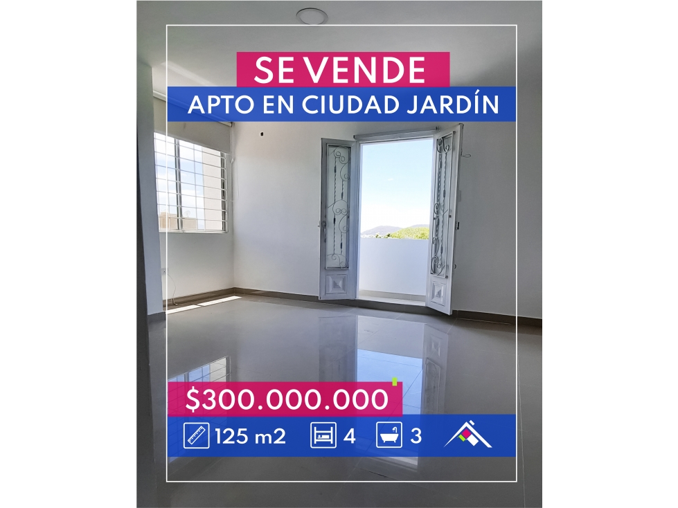 Apartamento en venta en ciudad jardín