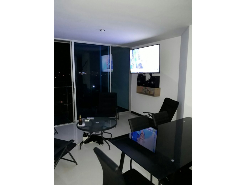 VENDO O ARRIENDO APARTAMENTO AMOBLADO  EN EL RICAUTE