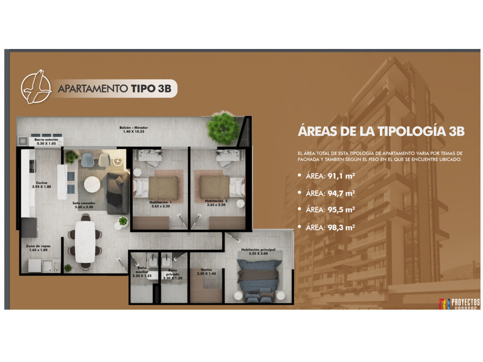 CORMORAN - Apartamentos en Av. Sur ( De las Americas)