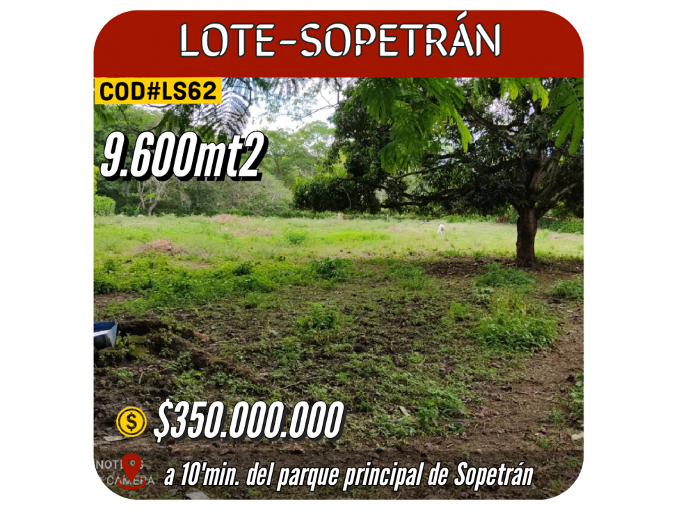 VENTA LOTE SOPETRAN COD#LS62