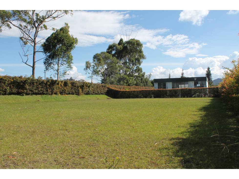 Lote campestre unidad cerrada