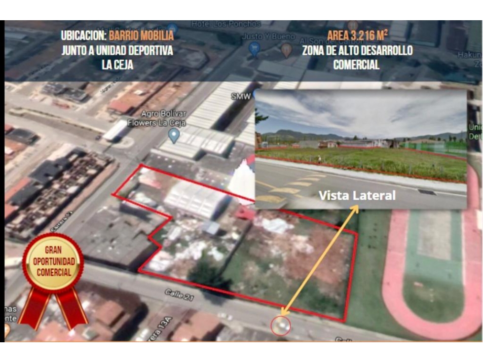 VENTA LOTE MULTIPROPÒSITO RESIDENCIAL COMERCIAL. Norma Mixta