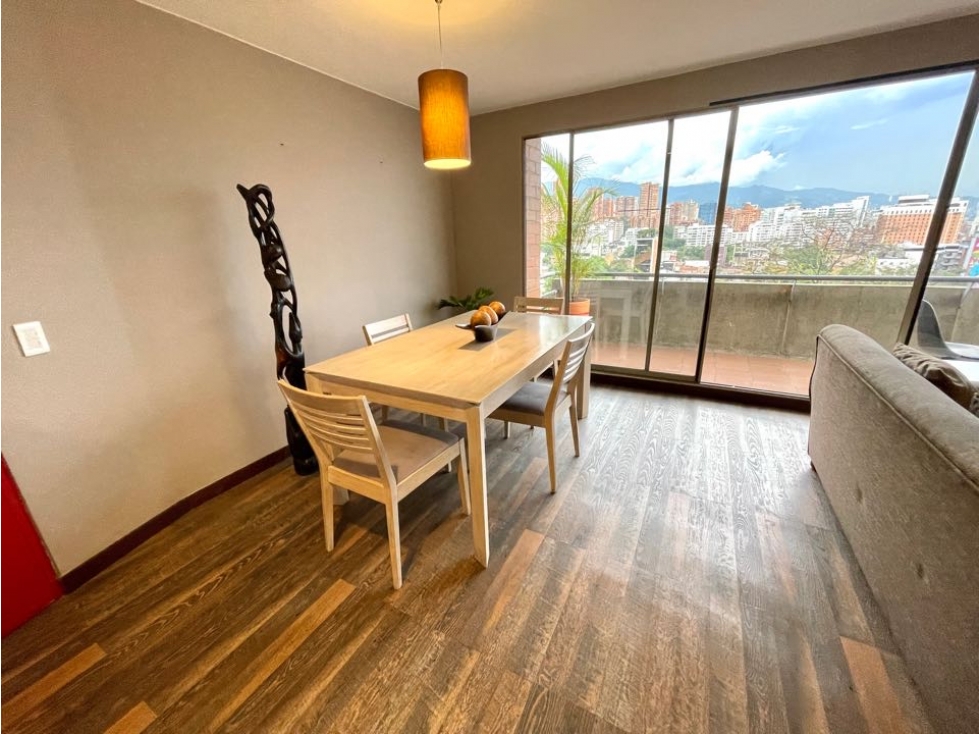 Apartamento amoblado 2 habitaciones poblado Lalinde moderno