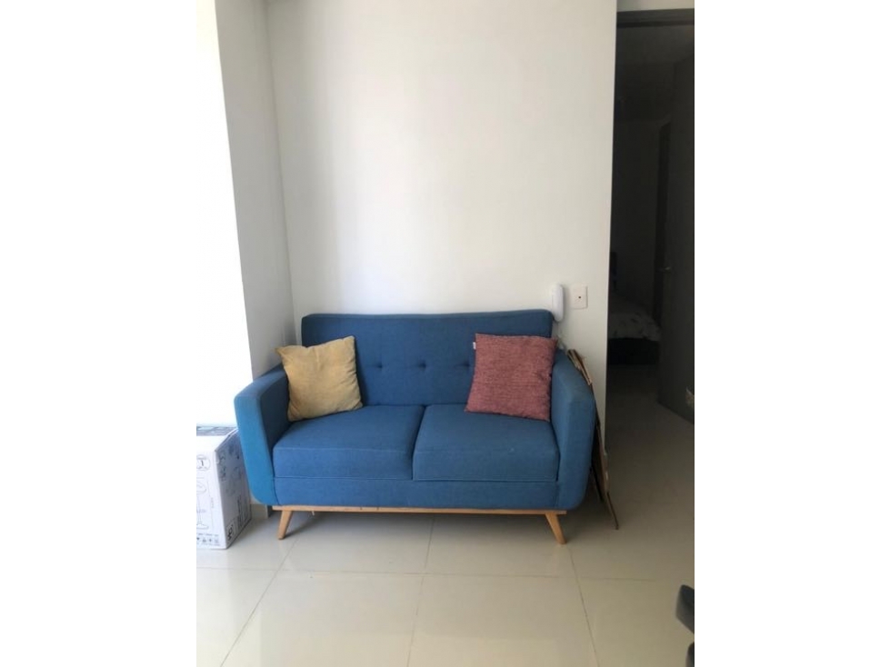 Apartamento amoblado en alquiler, sector San Vicente