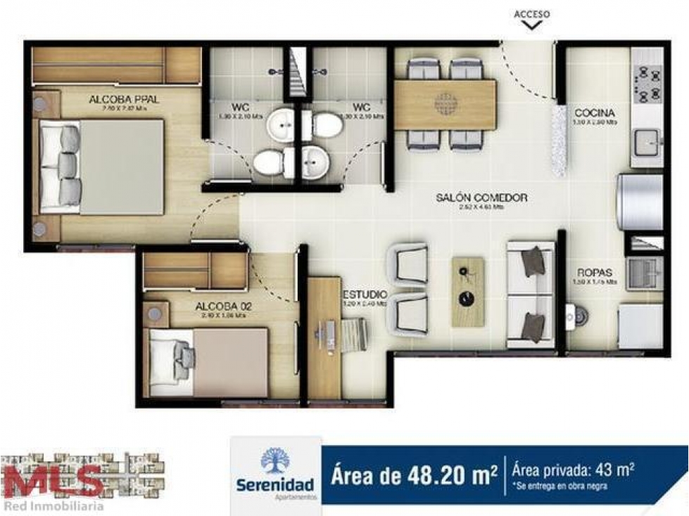 APARTAMENTO PARA ESTRENAR EN RIONEGRO(MLS#237930)