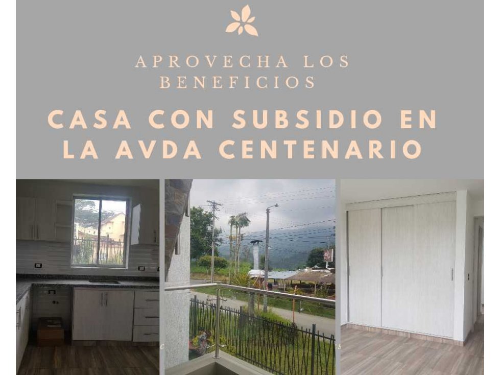 CASA EN LA AV. CENTENARIO  LUGAR CAMPESTRE EXCLUSIVO