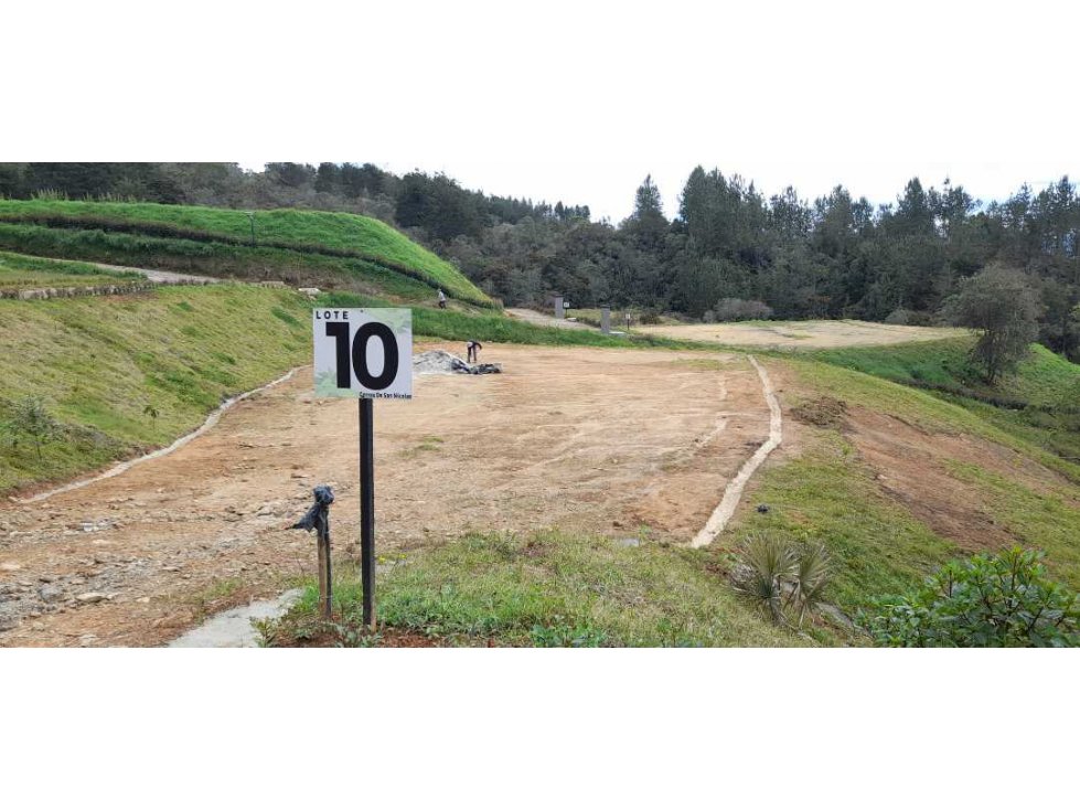 Lotes en parcelación a 10 min del tunel de oriente