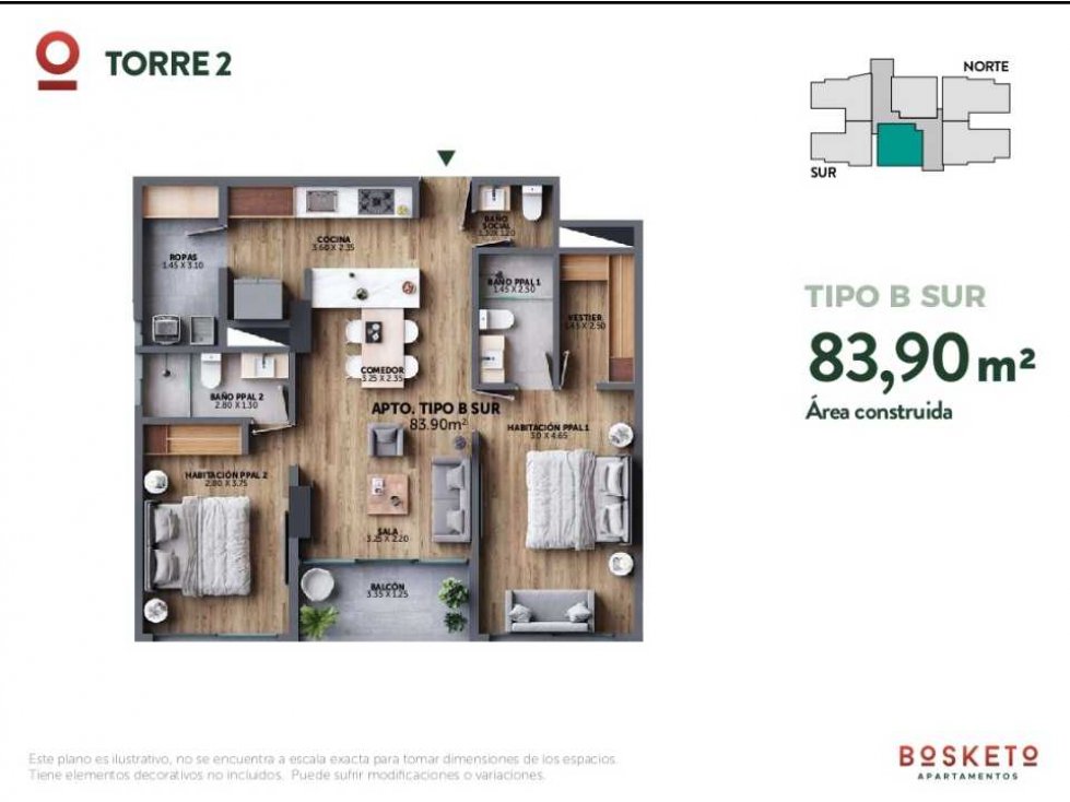 Oportunidad de inversión! Apartamento en Cesión de Derechos Bosketo