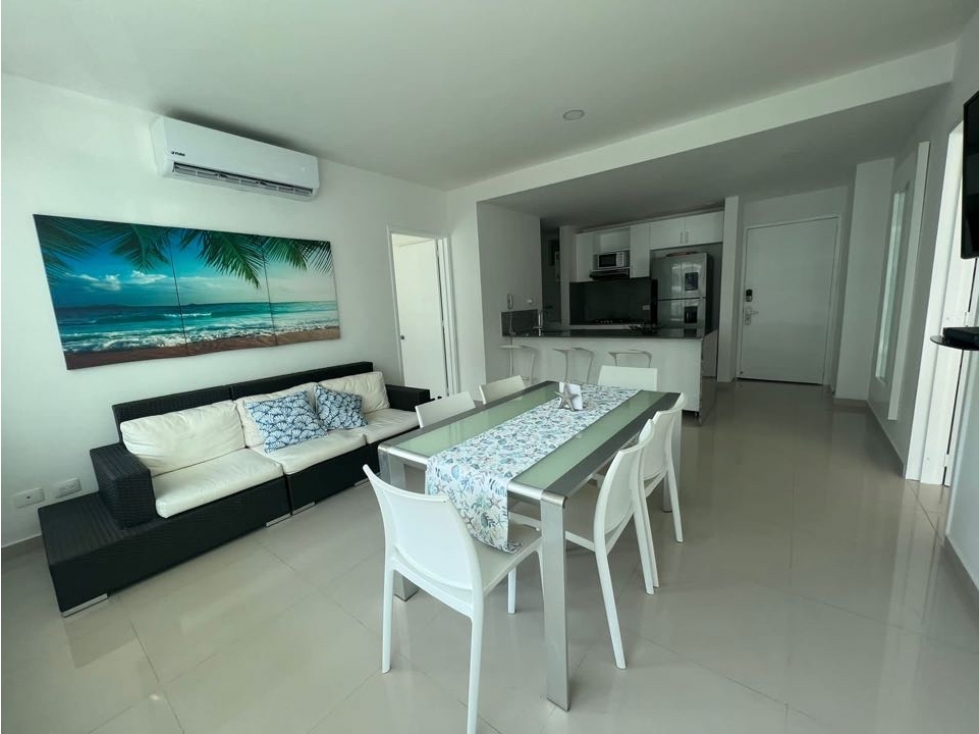 VENTA DE APARTAMENTO- AMOBLADO- USO TURÍSTICO- MORROS ULTRA-CARTAGENA