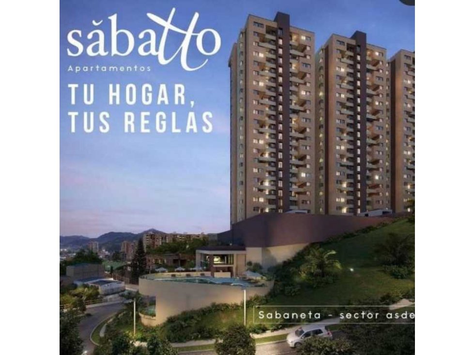 VENTA DE APARTAMENTO EN SABANETA SECTOR ASDESILLA