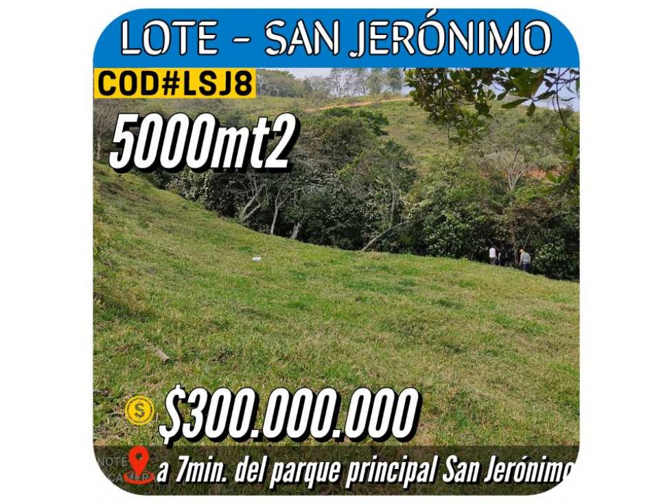 VENTA LOTE SAN JERÓNIMO COD#LSJ8