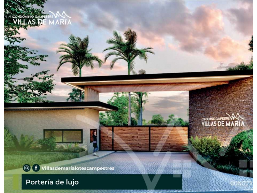 Villas de Maria Condominio de Lotes Campestres