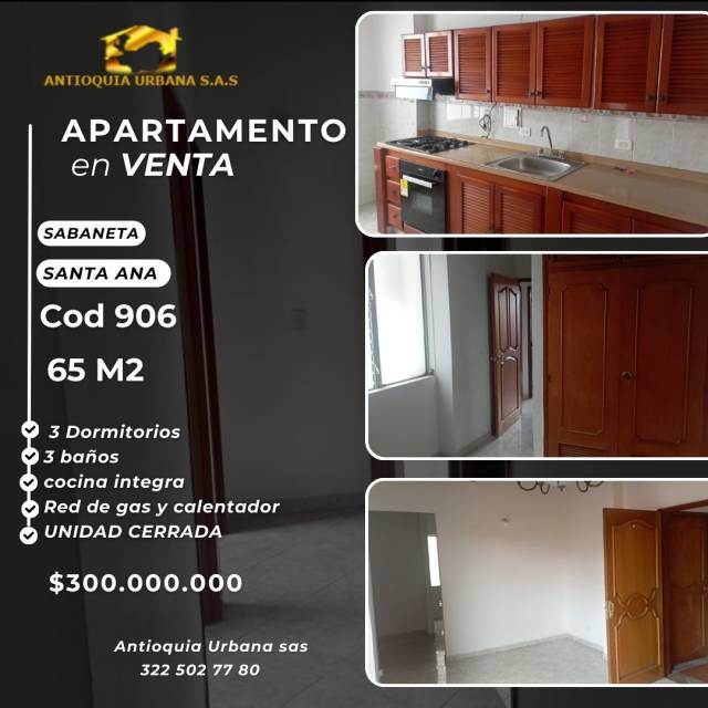 Venta apartamento en Sabaneta